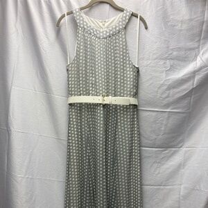 Polka dot chiffon dress